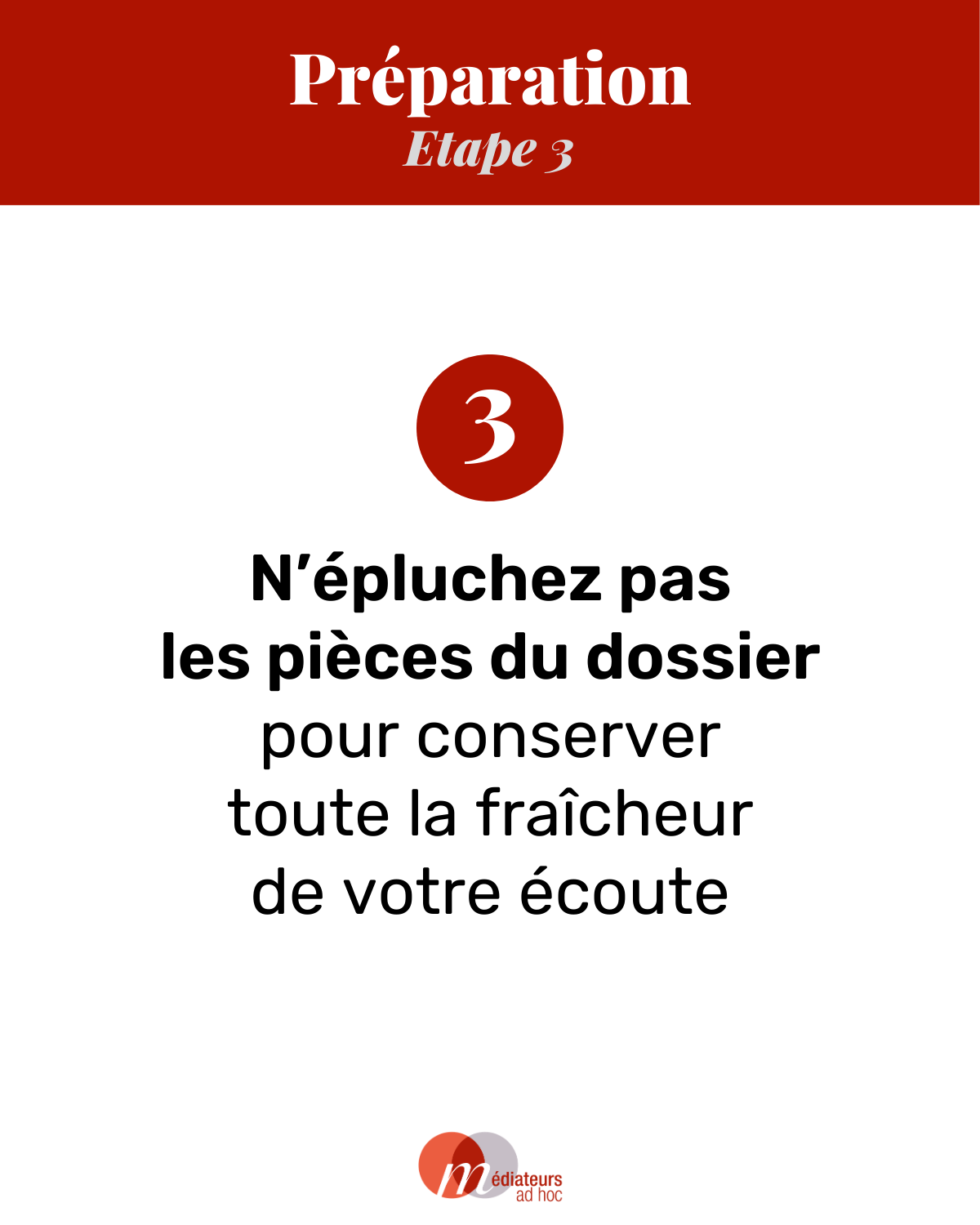MAH - La recette d'une bonne médiation - 05